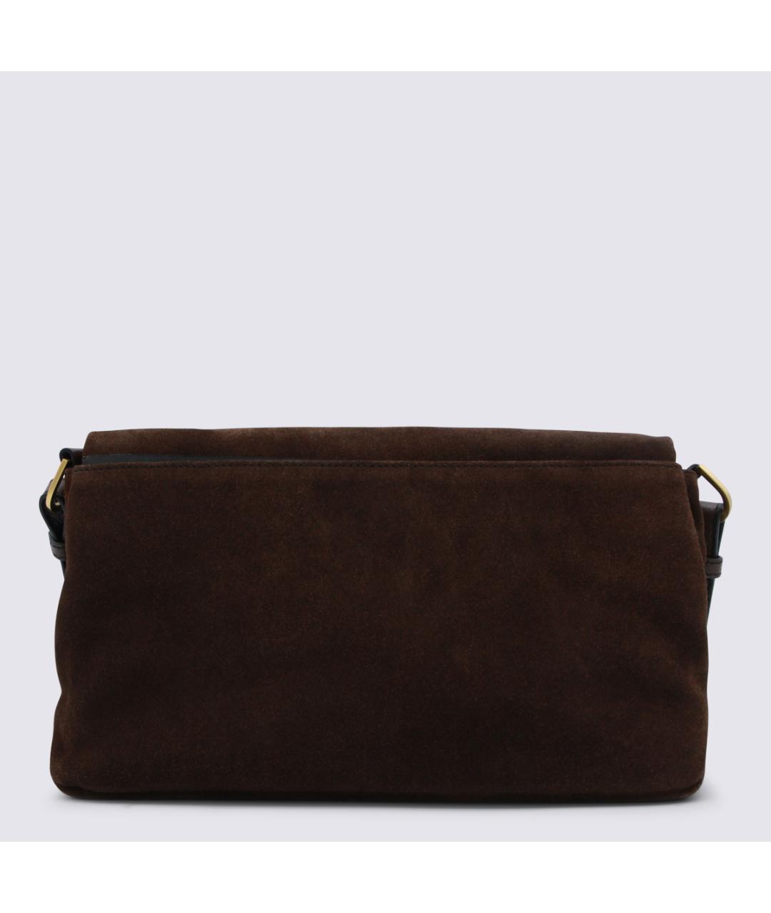 ZADIG & VOLTAIRE Коричневая замшевая сумка через плечо, фото 3