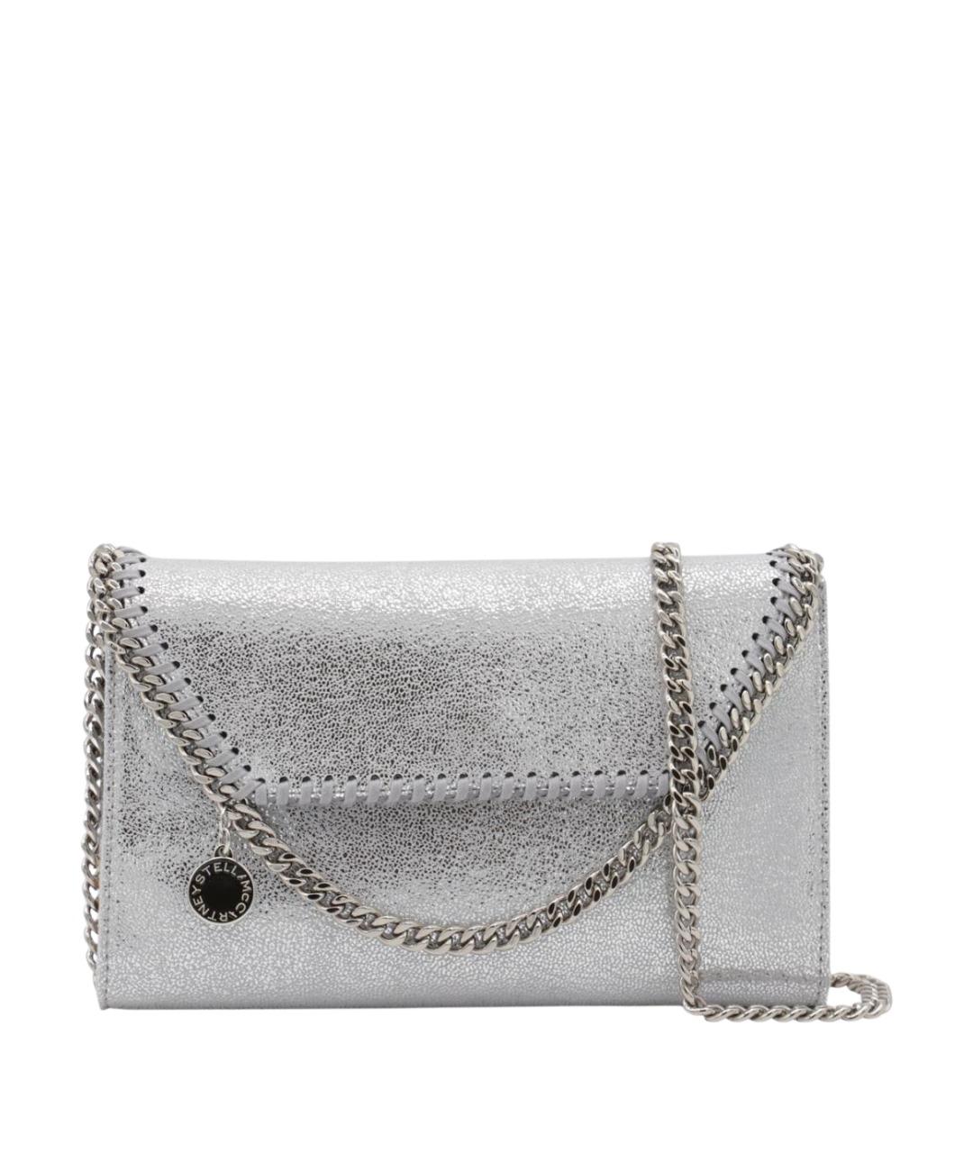 STELLA MCCARTNEY Серебряная синтетическая сумка через плечо, фото 1