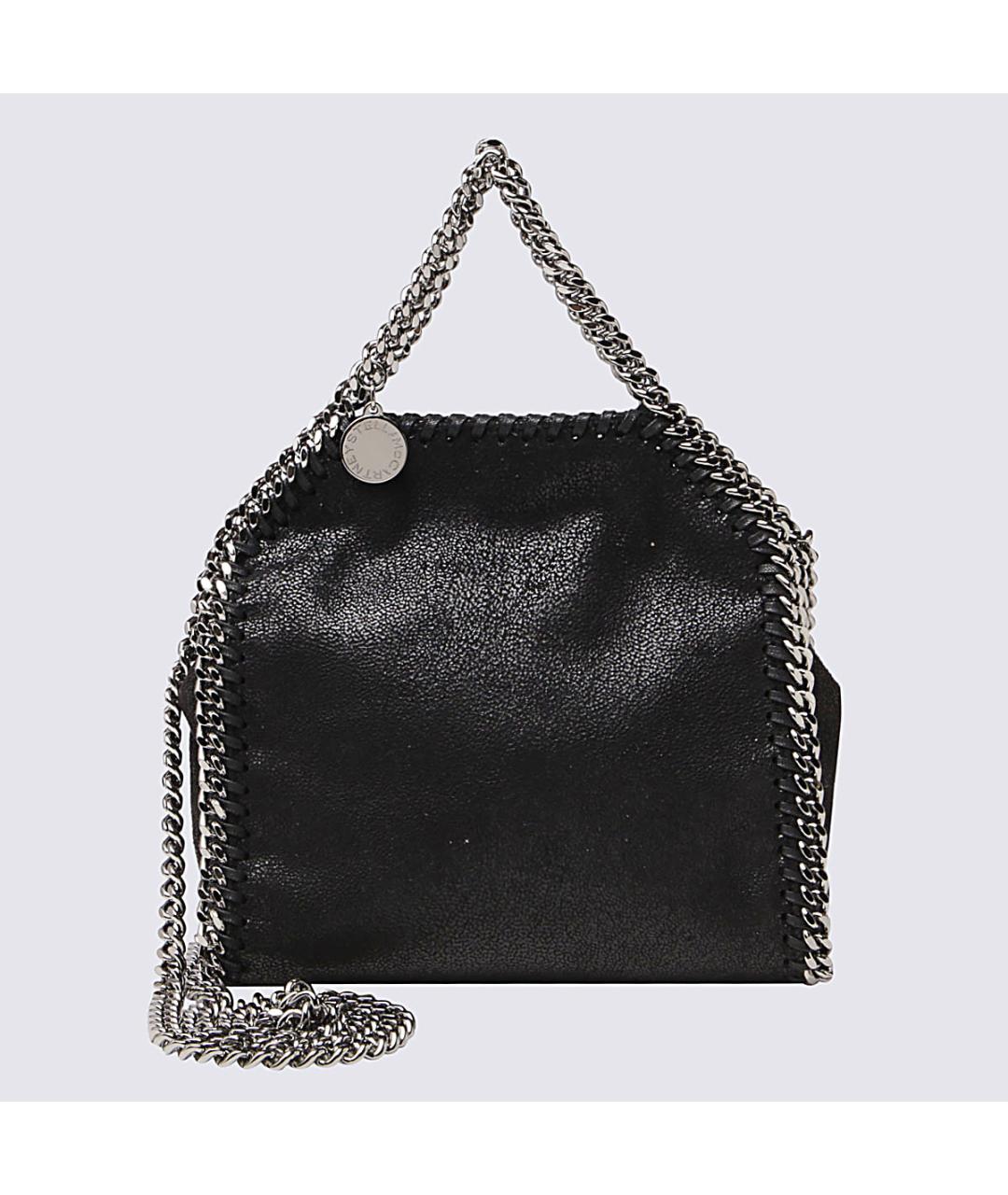 STELLA MCCARTNEY Черная сумка тоут из искусственной кожи, фото 3