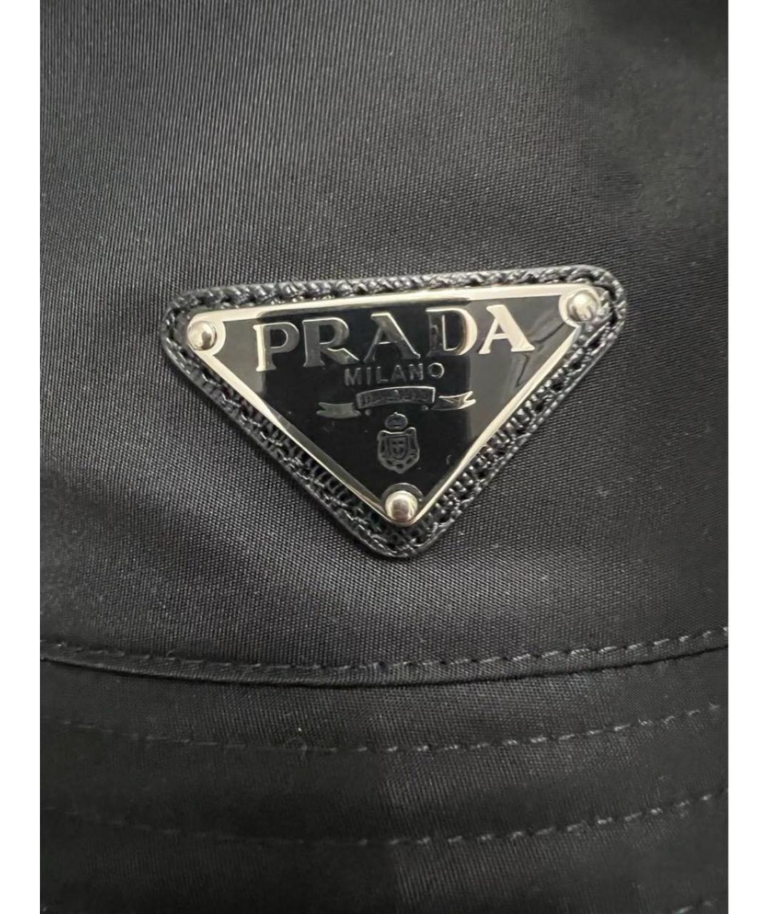 PRADA Черная панама, фото 3