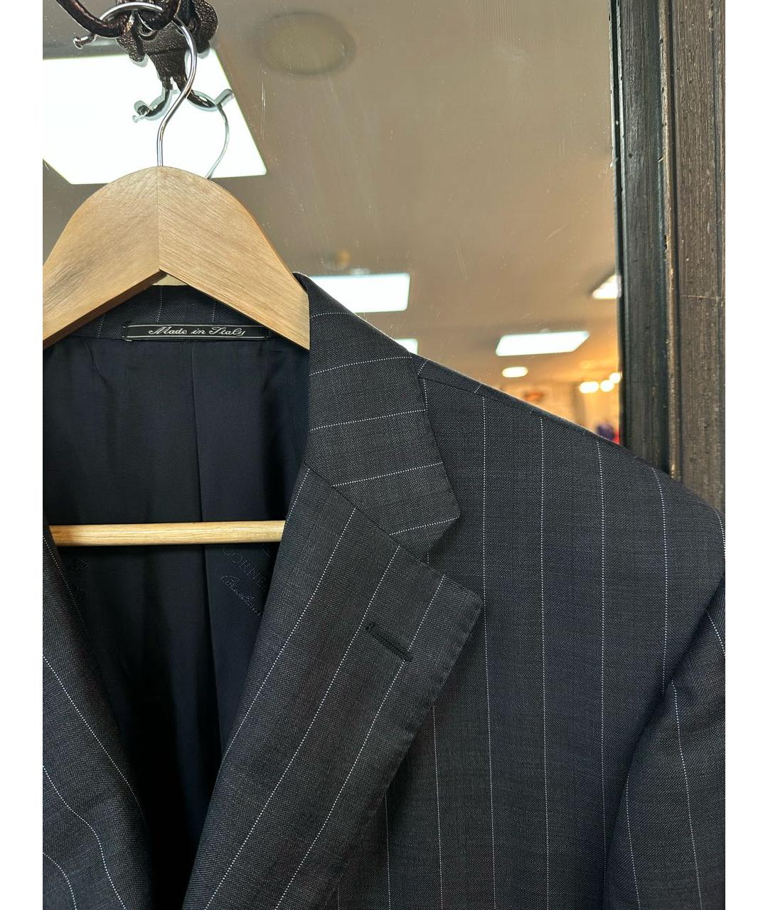 CORNELIANI Темно-синий классический костюм, фото 4