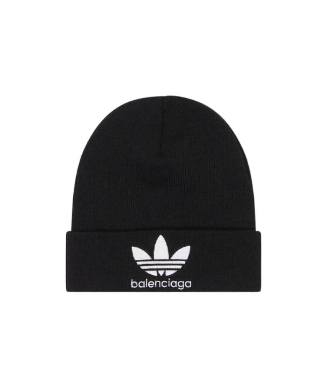 BALENCIAGA Черная шапка, фото 1