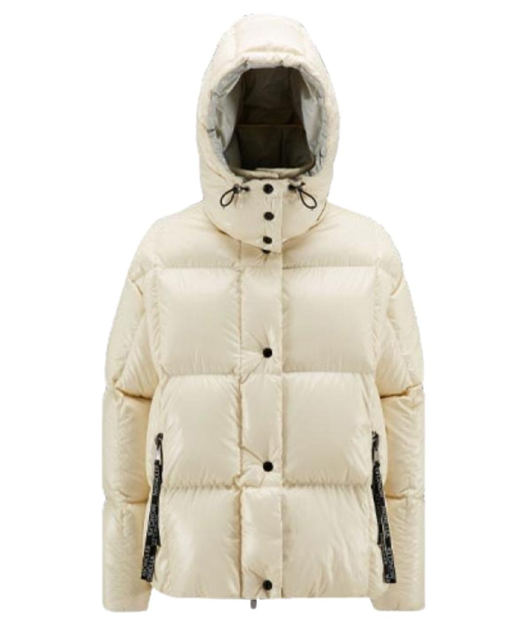 MONCLER Бежевый пуховик, фото 1