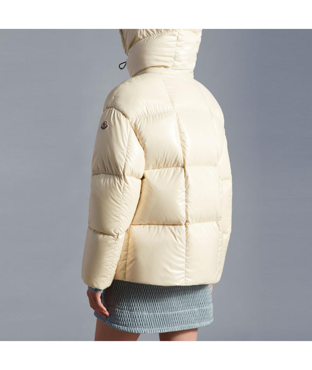 MONCLER Бежевый пуховик, фото 3