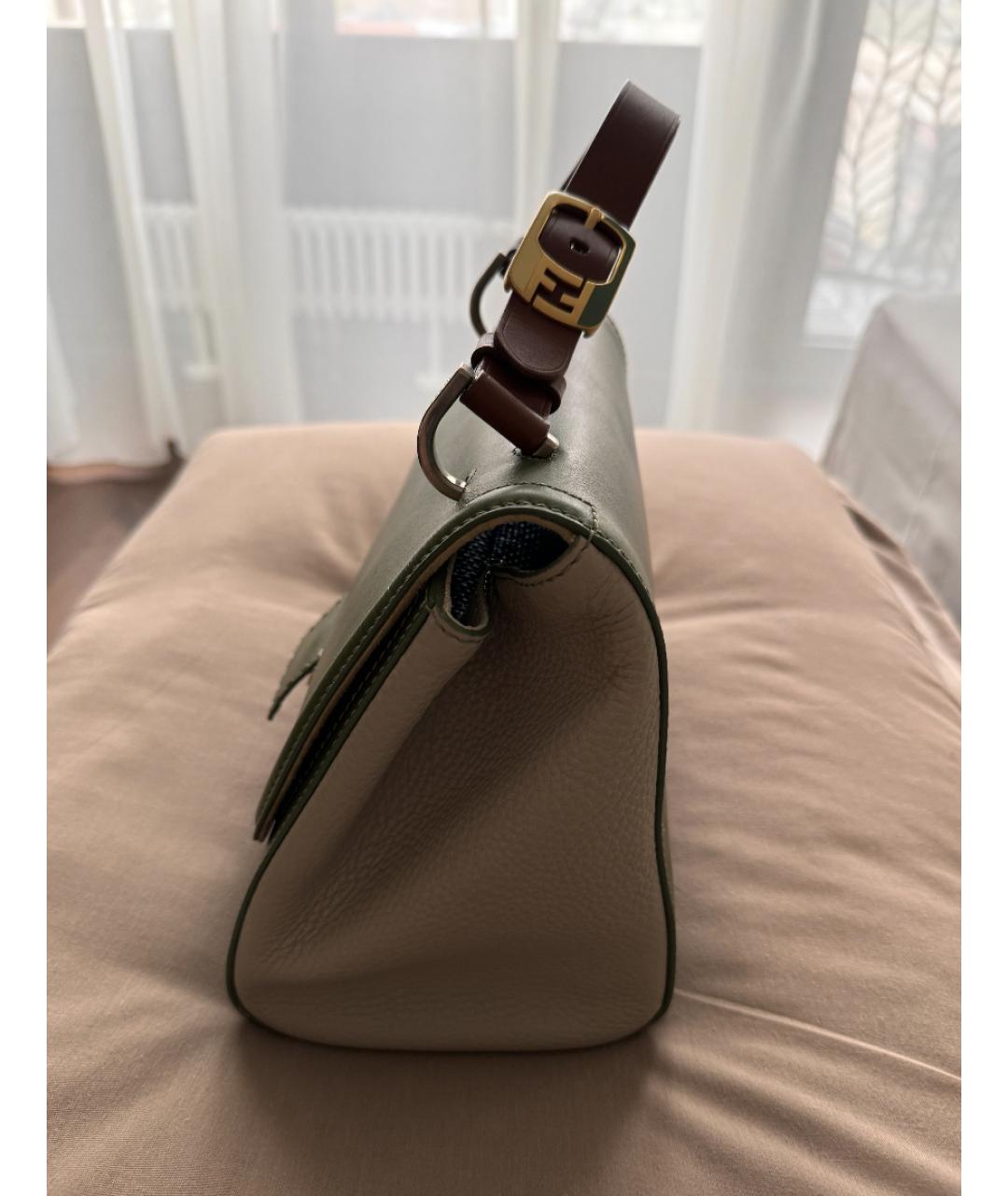 FENDI Кожаная сумка тоут, фото 3