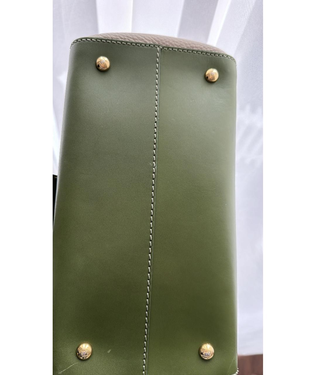FENDI Кожаная сумка тоут, фото 5
