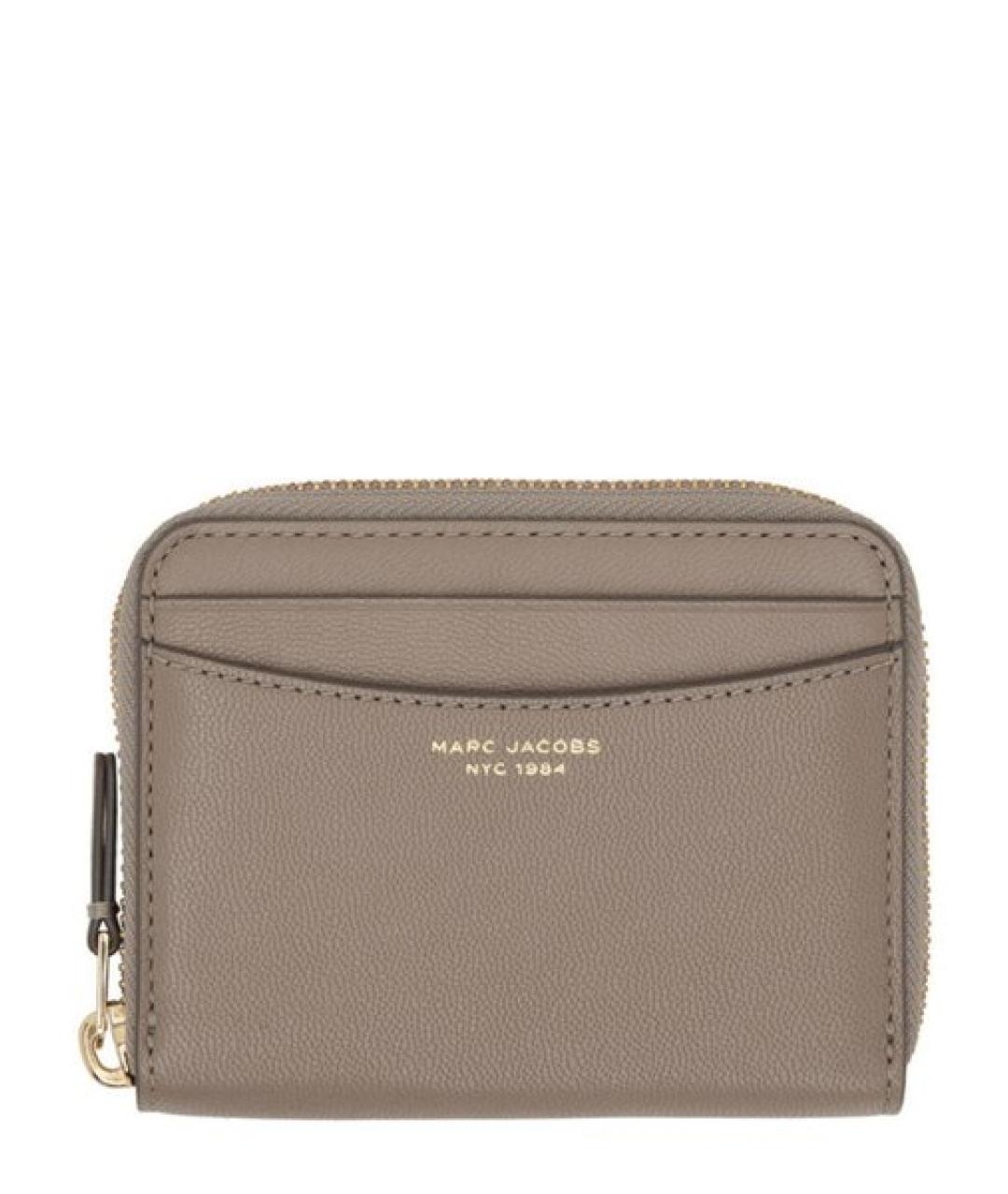 MARC JACOBS Серый кожаный кошелек, фото 1