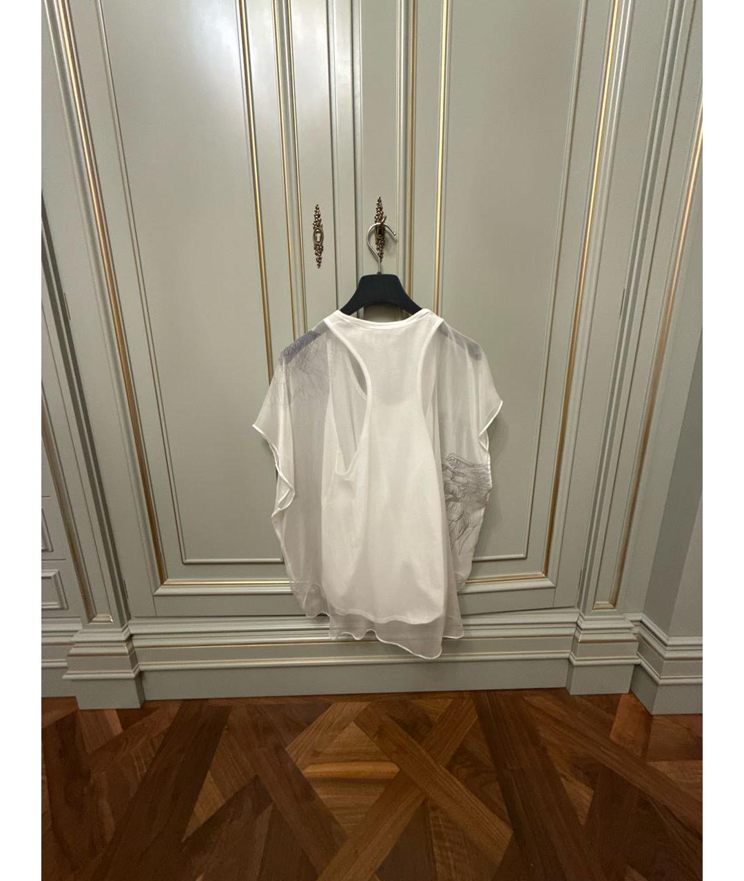 ALEXANDER MCQUEEN Шелковая майка, фото 2
