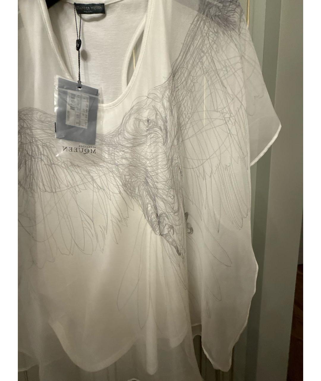 ALEXANDER MCQUEEN Шелковая майка, фото 4