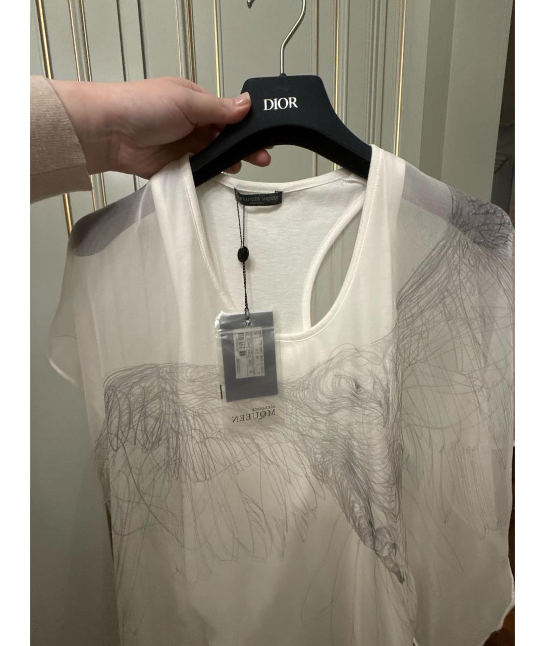 ALEXANDER MCQUEEN Шелковая майка, фото 3