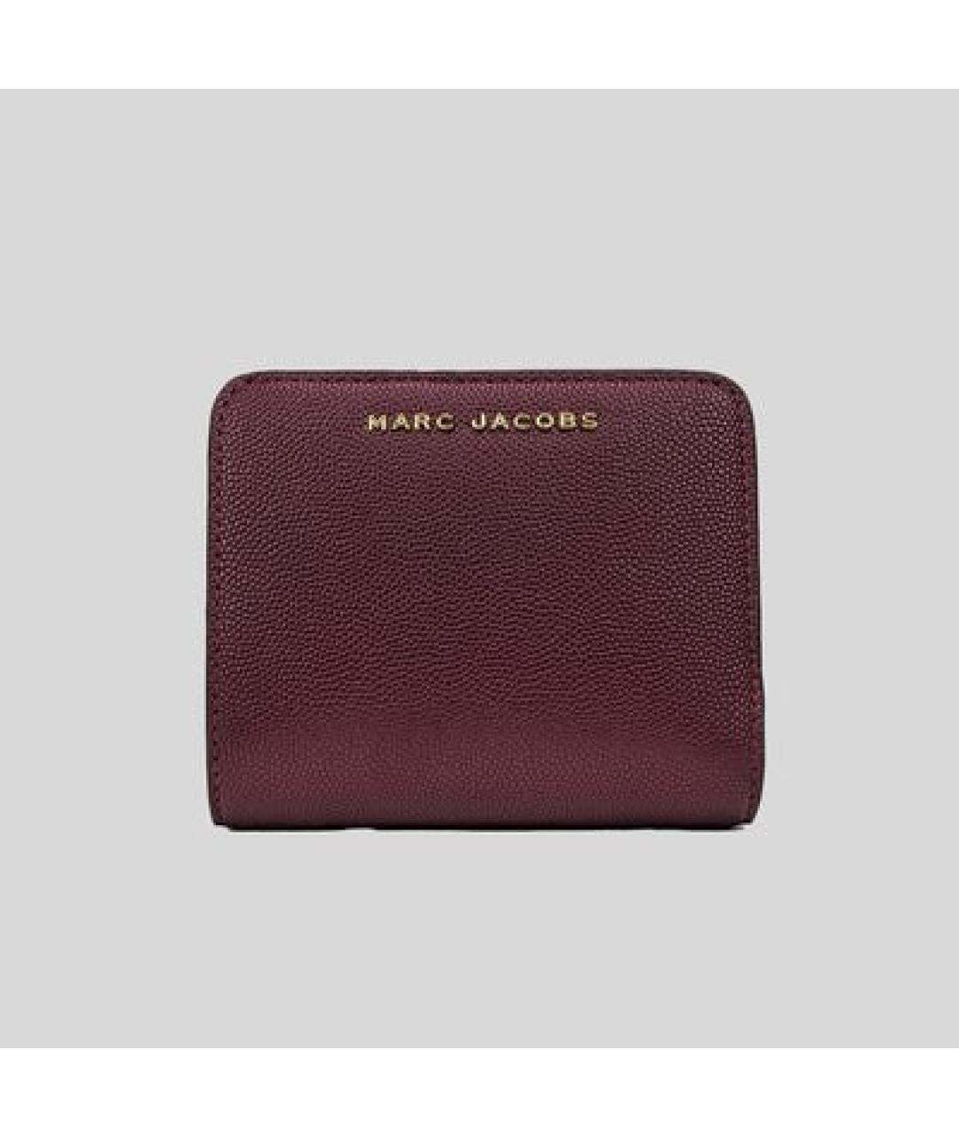 MARC JACOBS Бордовый кожаный кошелек, фото 8