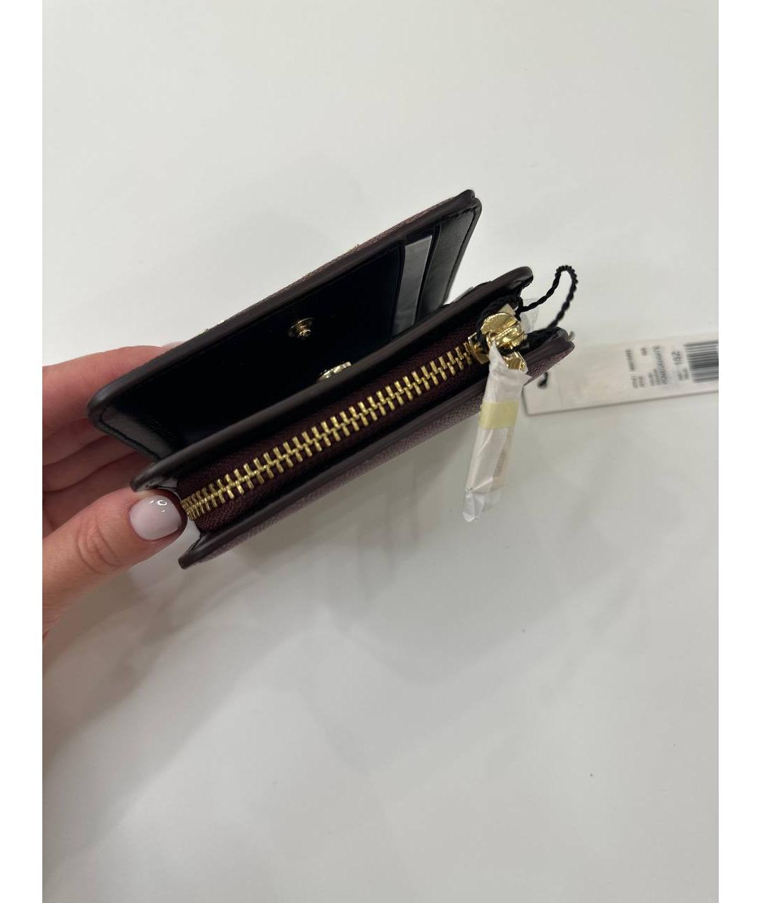 MARC JACOBS Бордовый кожаный кошелек, фото 7