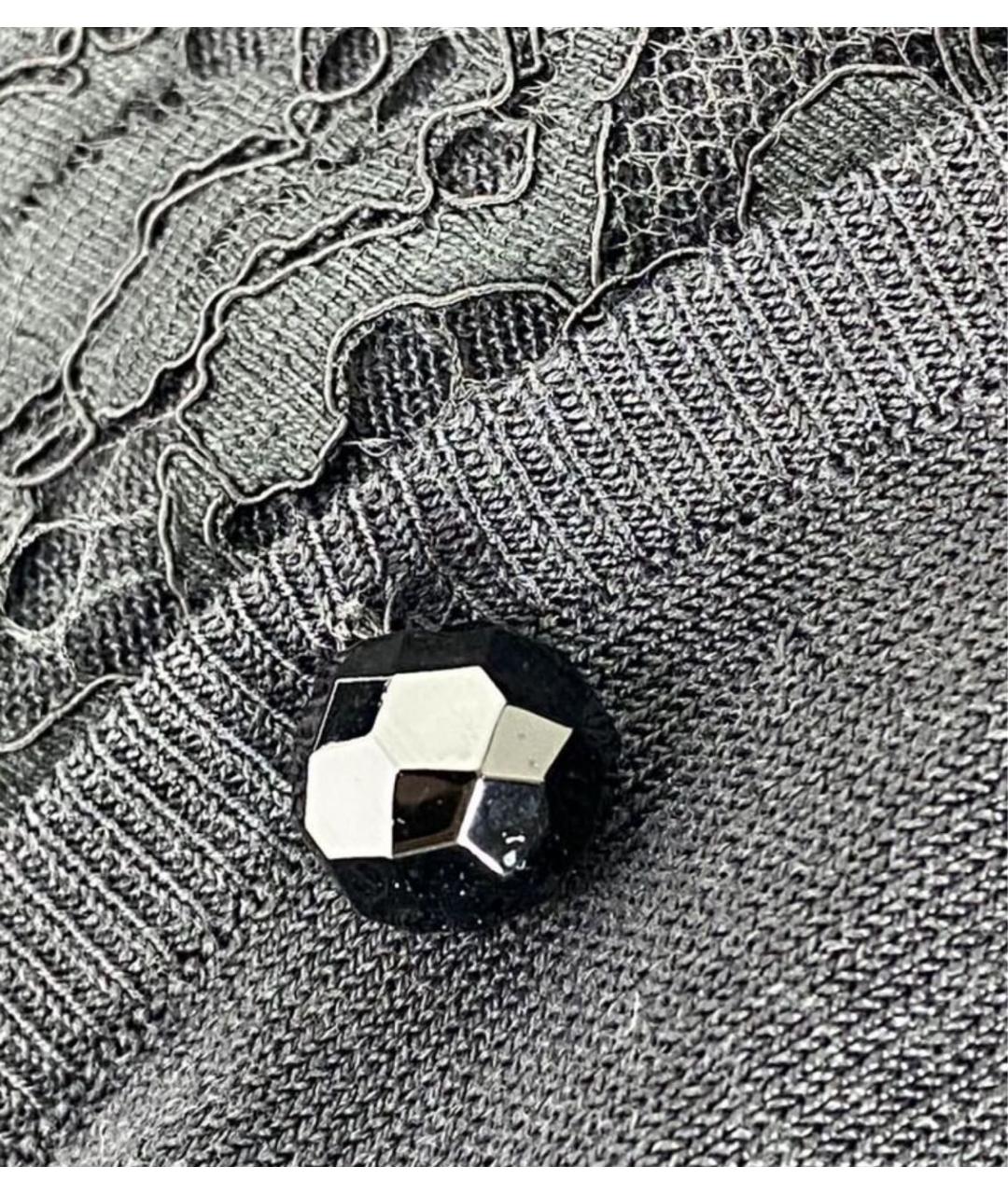 DOLCE&GABBANA Черная вискозная жилетка, фото 7