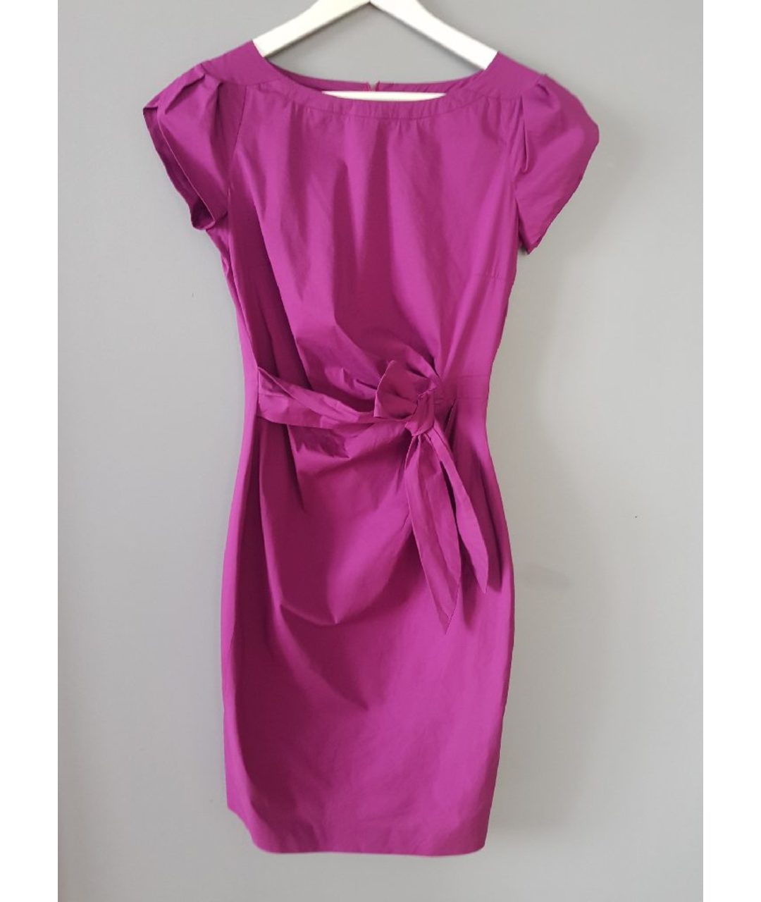 BOGNER Фиолетовое хлопковое повседневное платье, фото 8