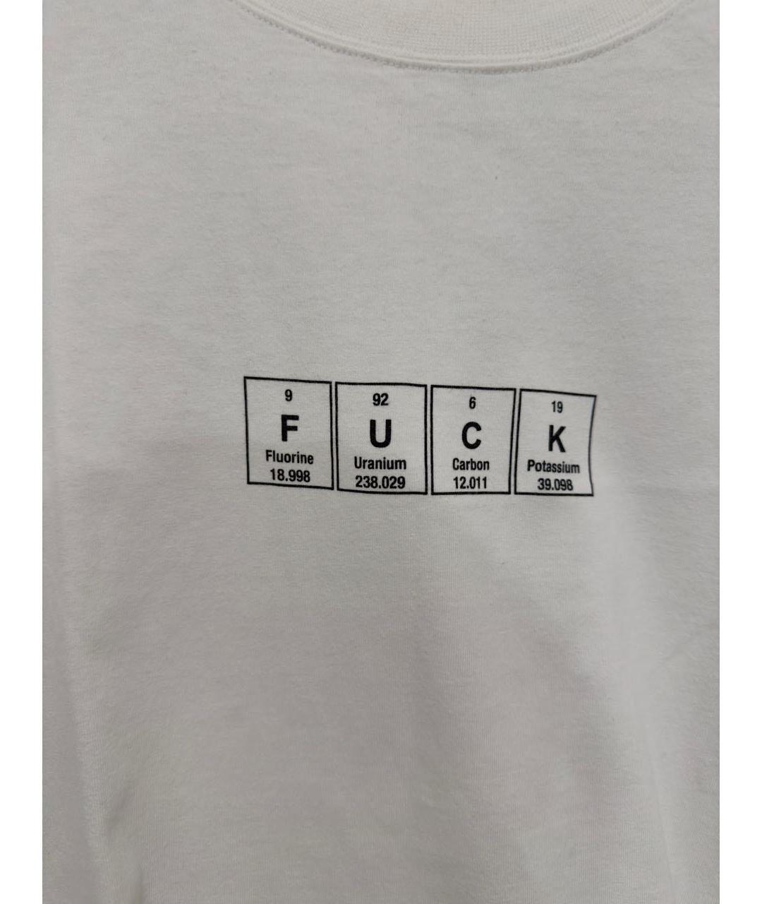 VETEMENTS Белая хлопковая футболка, фото 3