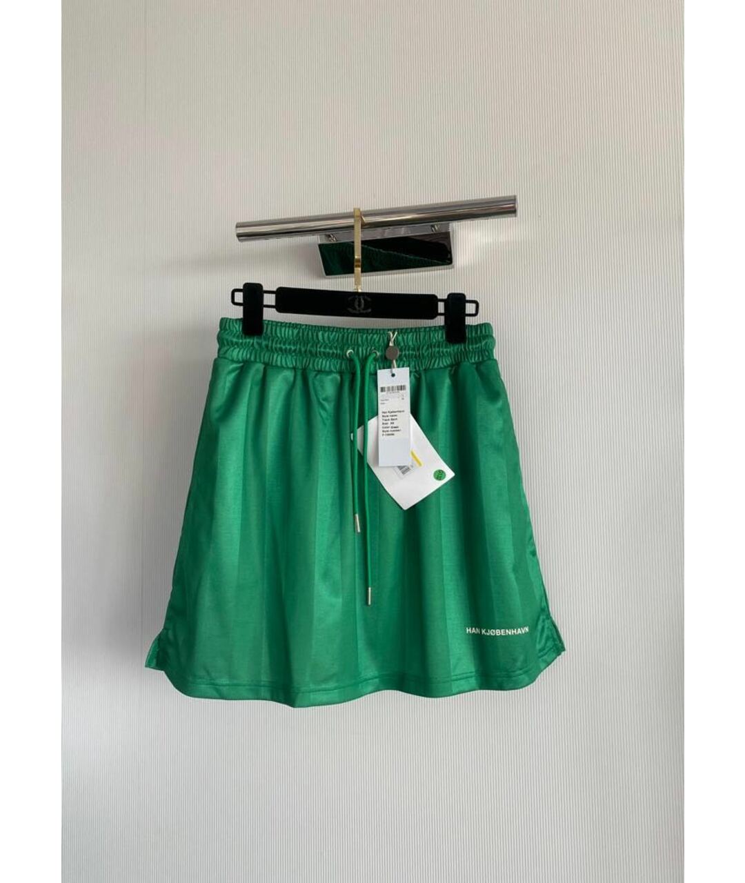 HAN KJOBENHAVN Зеленая юбка мини, фото 5