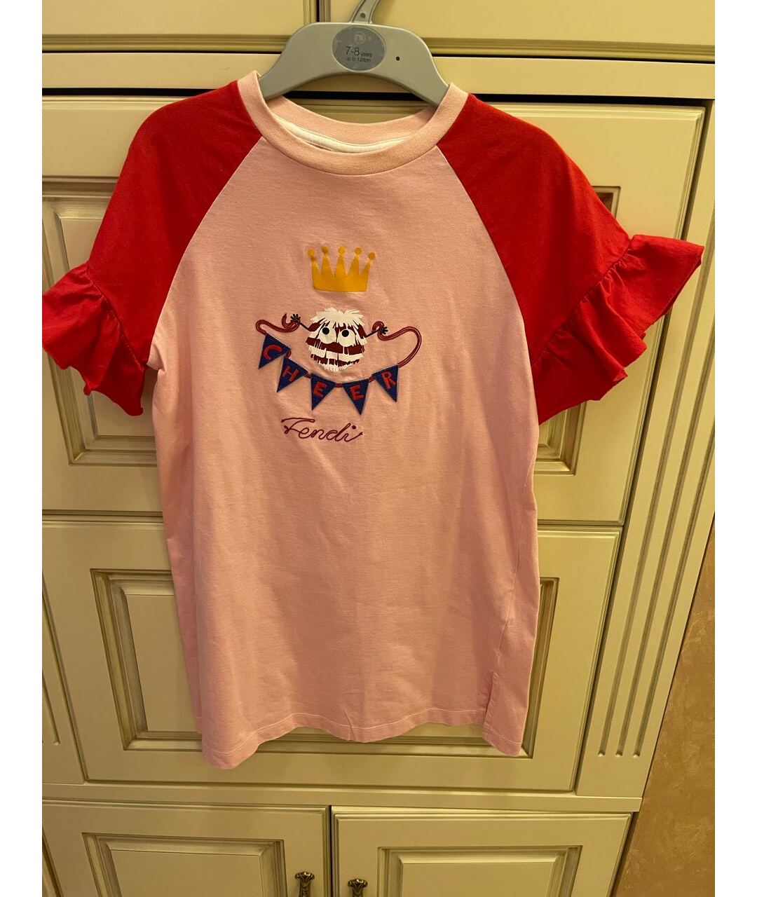 FENDI Розовый хлопковый детская футболка / топ, фото 6