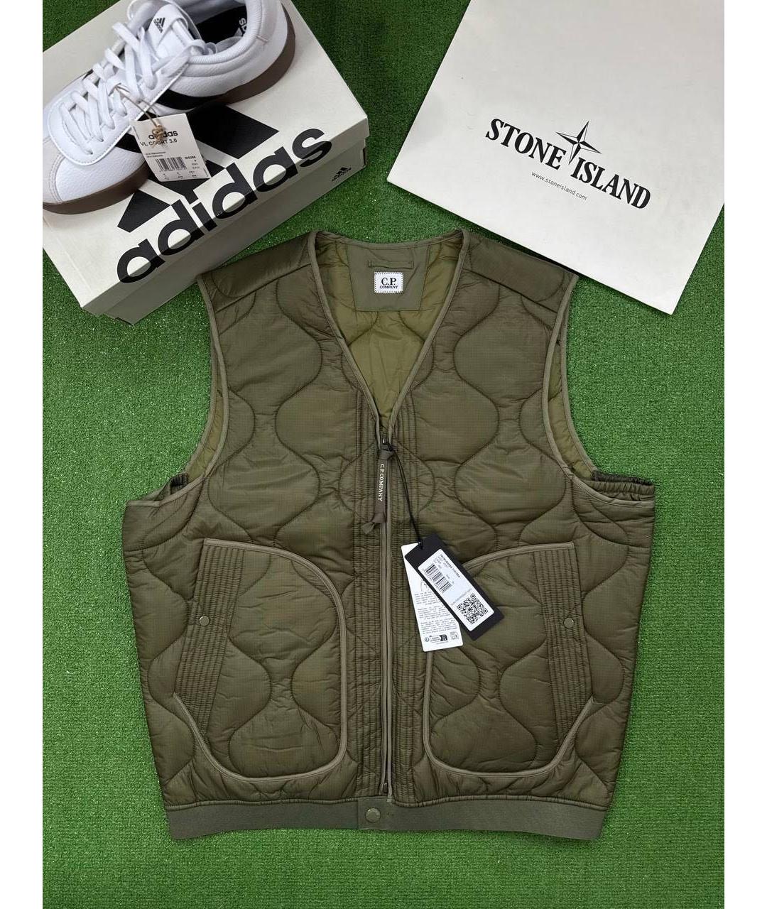 CP COMPANY Хаки полиамидовый жилет, фото 6