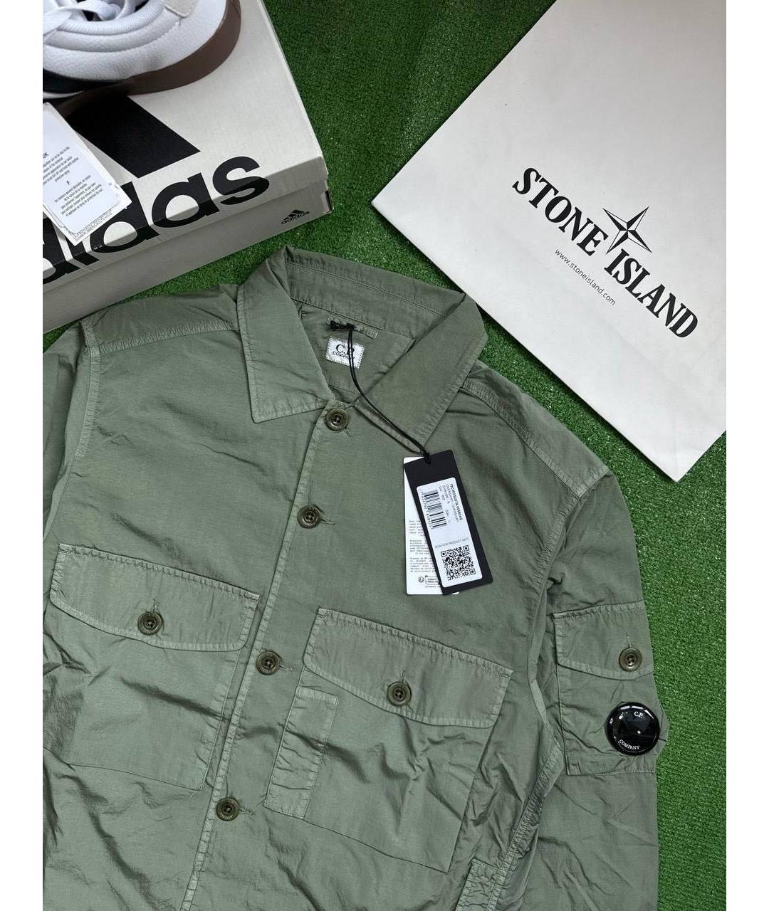 CP COMPANY Зеленая полиамидовая куртка, фото 4
