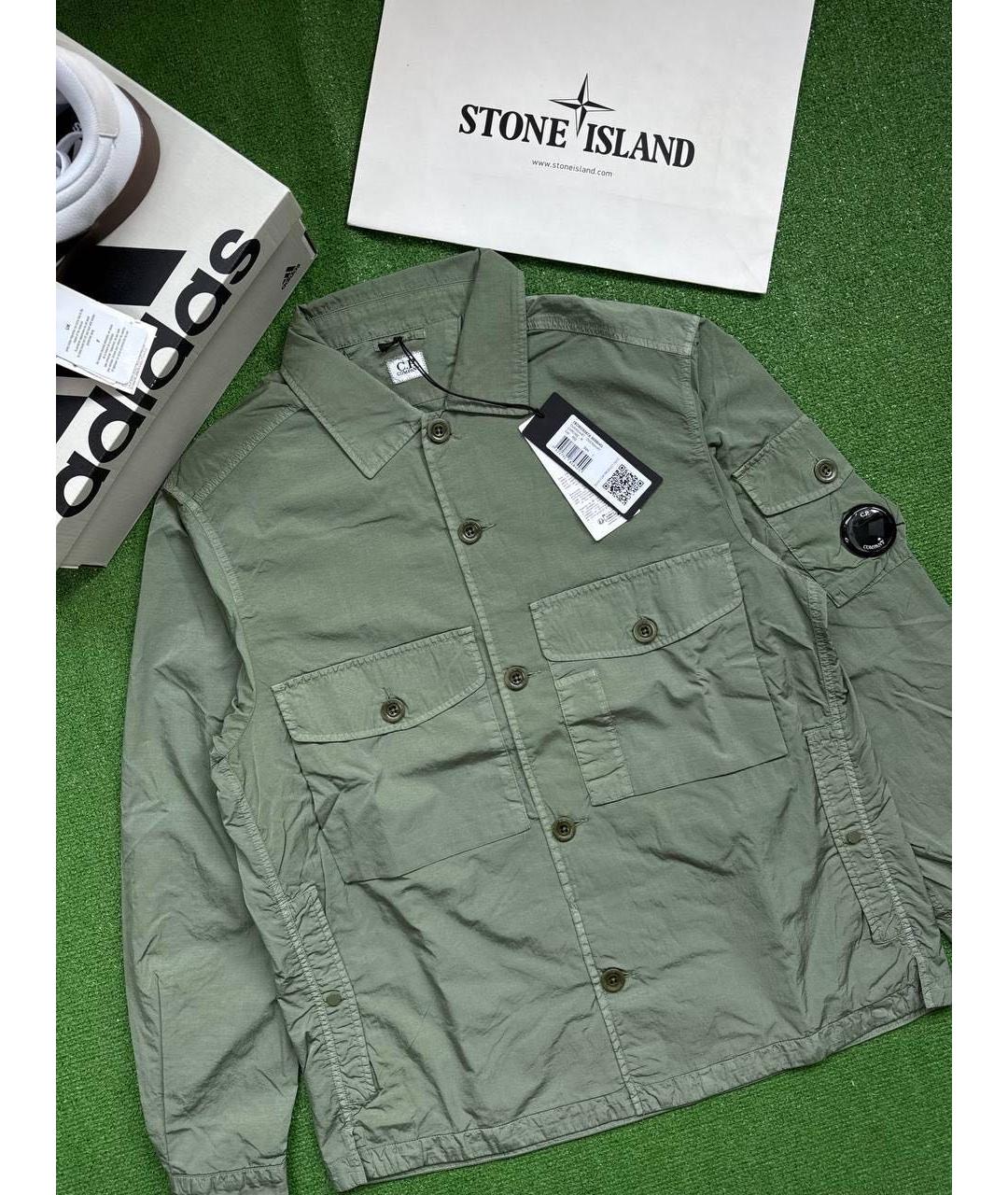 CP COMPANY Зеленая полиамидовая куртка, фото 3