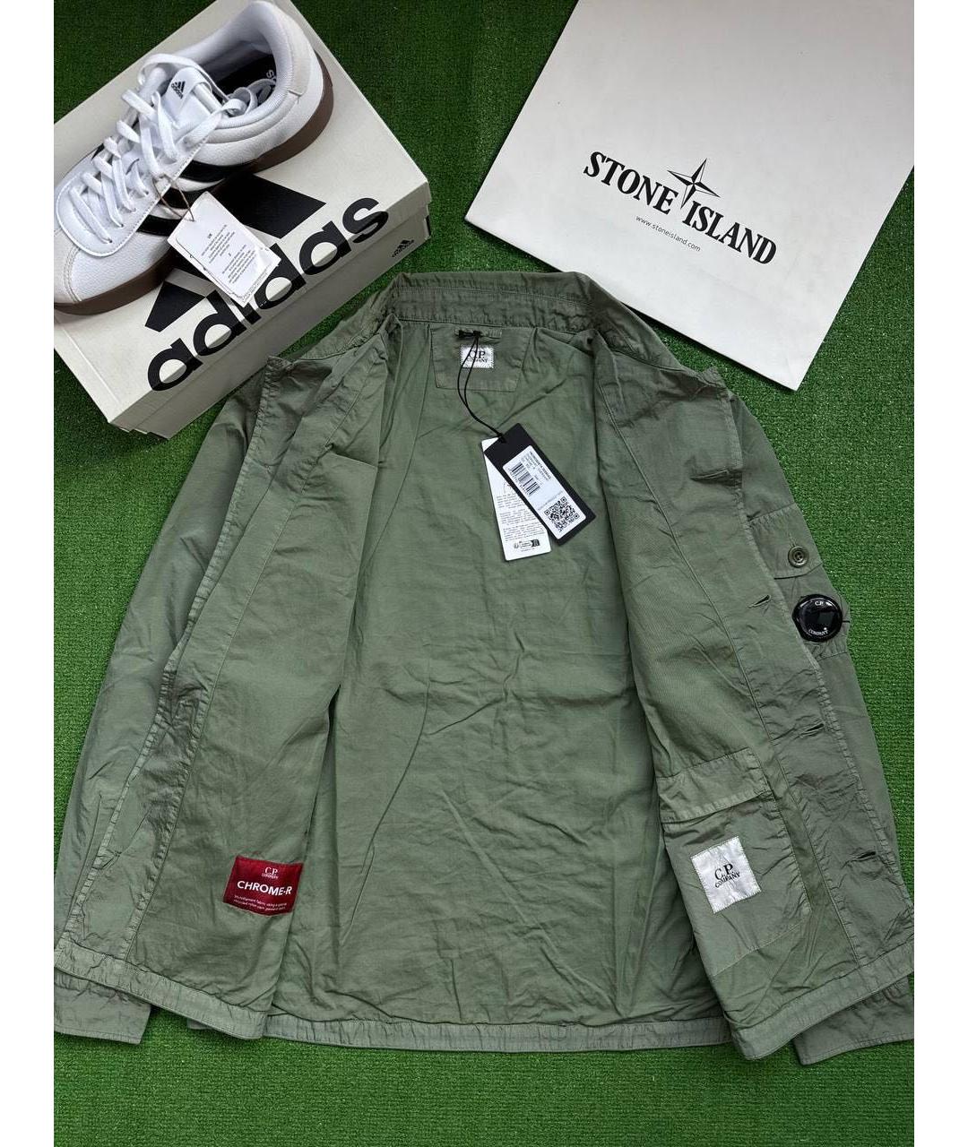 CP COMPANY Зеленая полиамидовая куртка, фото 2