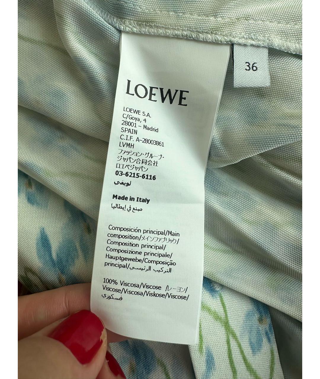 LOEWE Мульти вискозная блузы, фото 5
