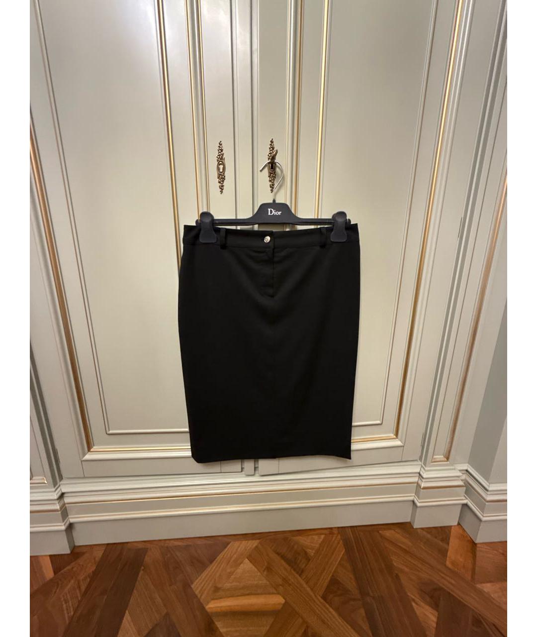 CHRISTIAN DIOR Черная юбка мини, фото 6