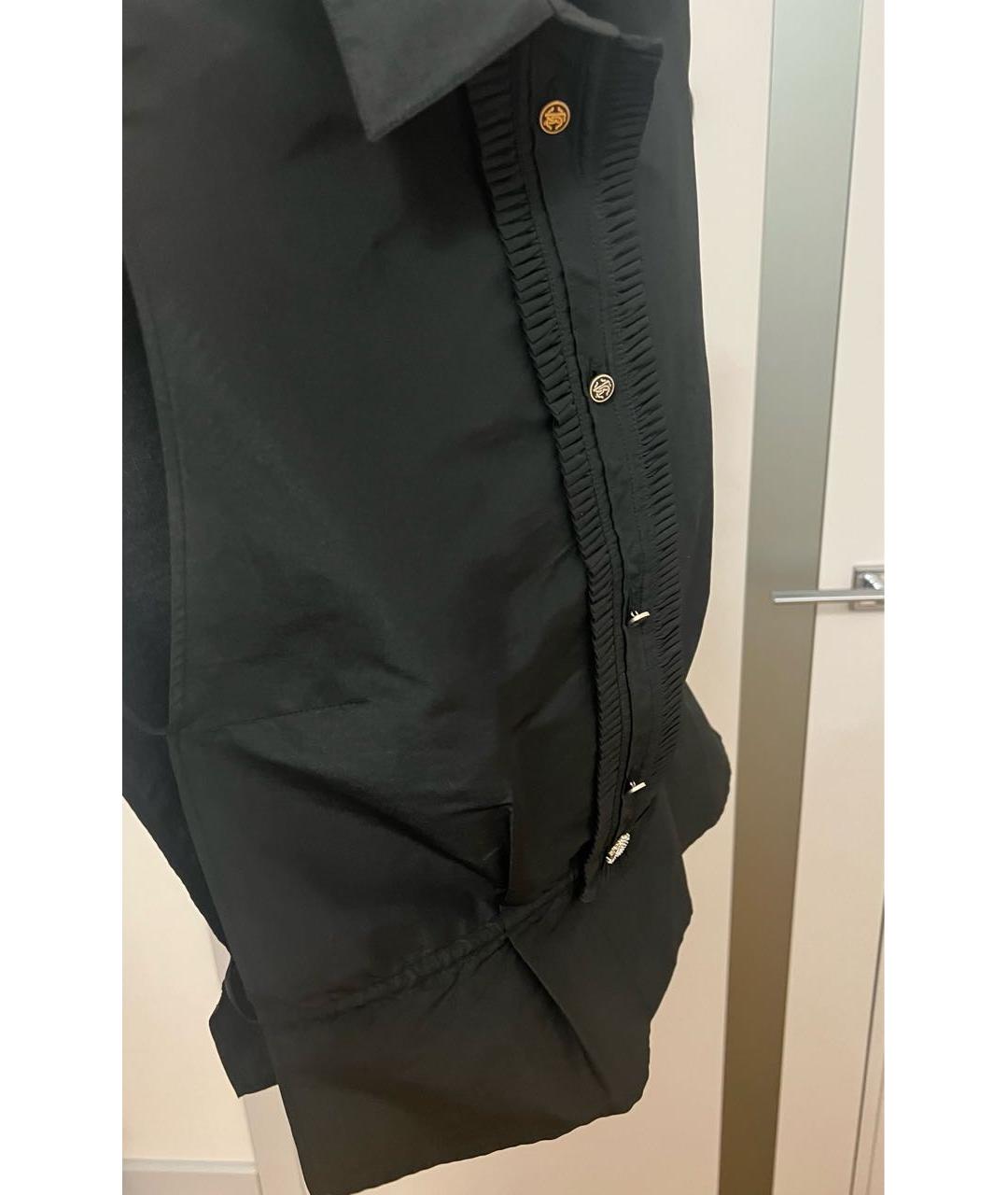 ROBERTO CAVALLI Черная полиэстеровая блузы, фото 8