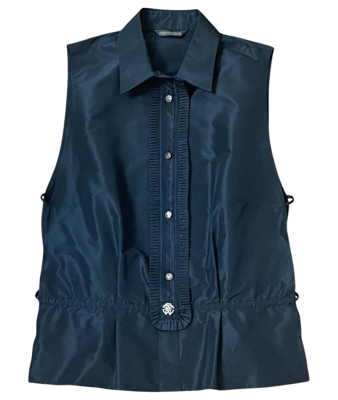 ROBERTO CAVALLI Черная полиэстеровая блузы, фото 1