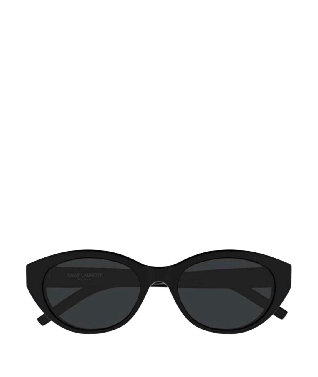 SAINT LAURENT Черные пластиковые солнцезащитные очки, фото 1