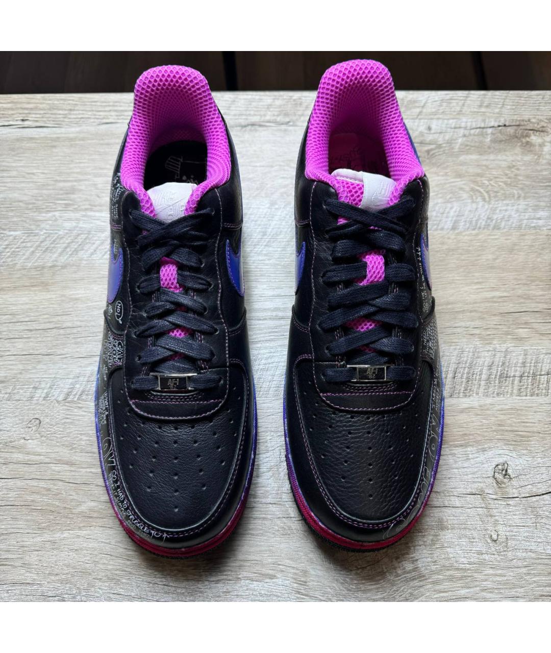 NIKE Мульти кожаные низкие кроссовки / кеды, фото 5