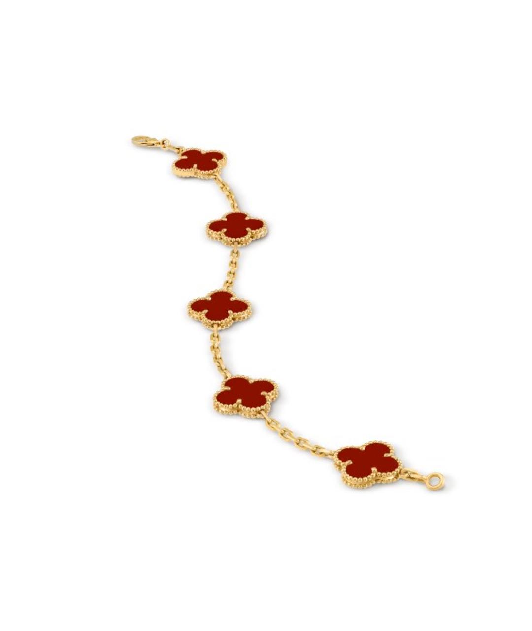 VAN CLEEF & ARPELS Красный браслет из желтого золота, фото 4