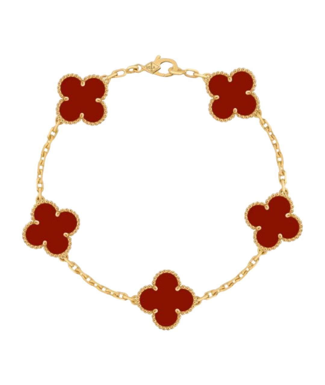 VAN CLEEF & ARPELS Красный браслет из желтого золота, фото 1
