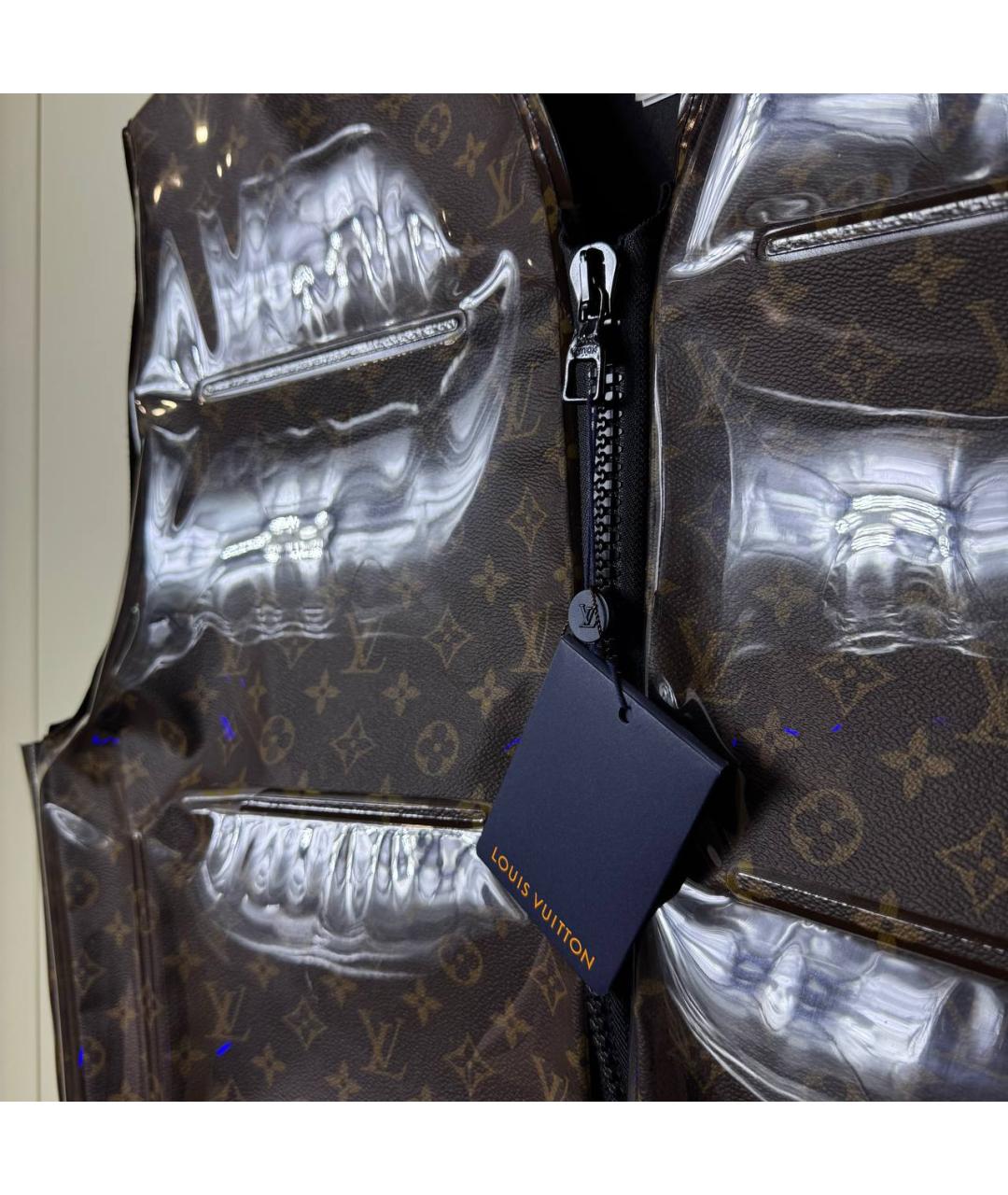 LOUIS VUITTON Коричневый жилет, фото 6