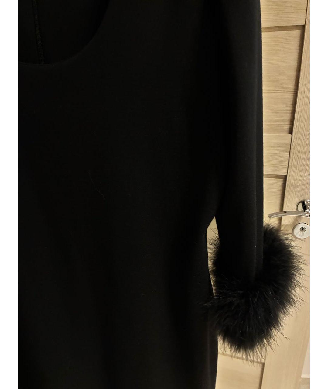 CALVIN KLEIN Черное коктейльное платье, фото 3