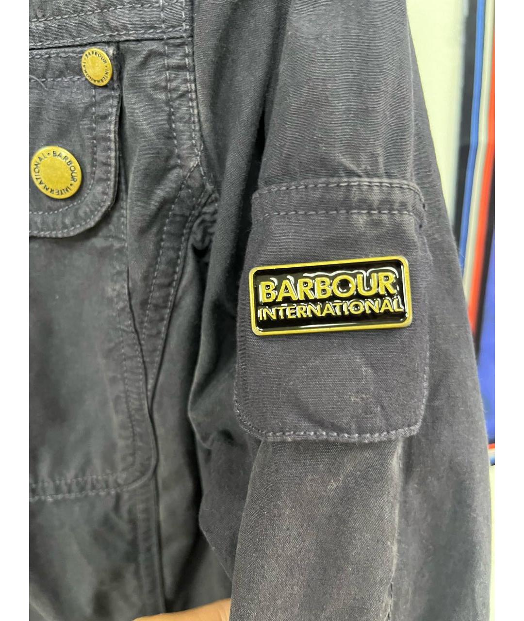 BARBOUR Синяя хлопковая куртка, фото 8