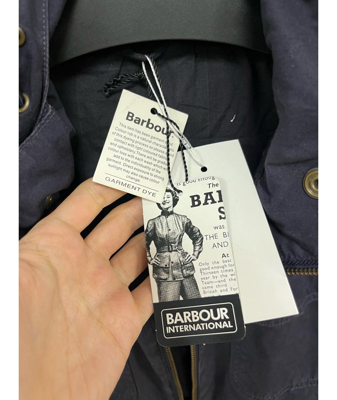BARBOUR Синяя хлопковая куртка, фото 6