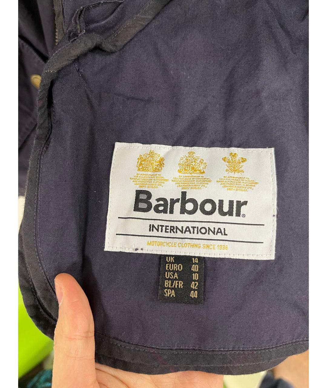 BARBOUR Синяя хлопковая куртка, фото 3