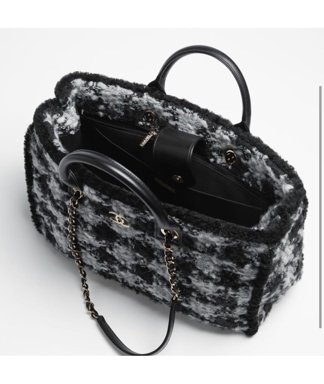 CHANEL Мульти шерстяная сумка тоут, фото 3