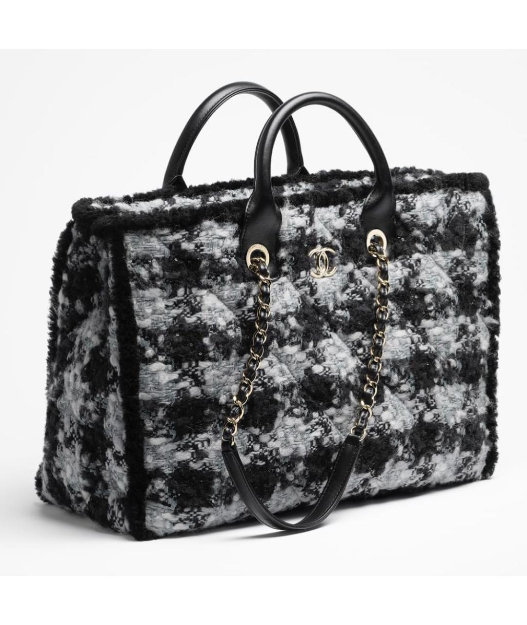 CHANEL Мульти шерстяная сумка тоут, фото 2