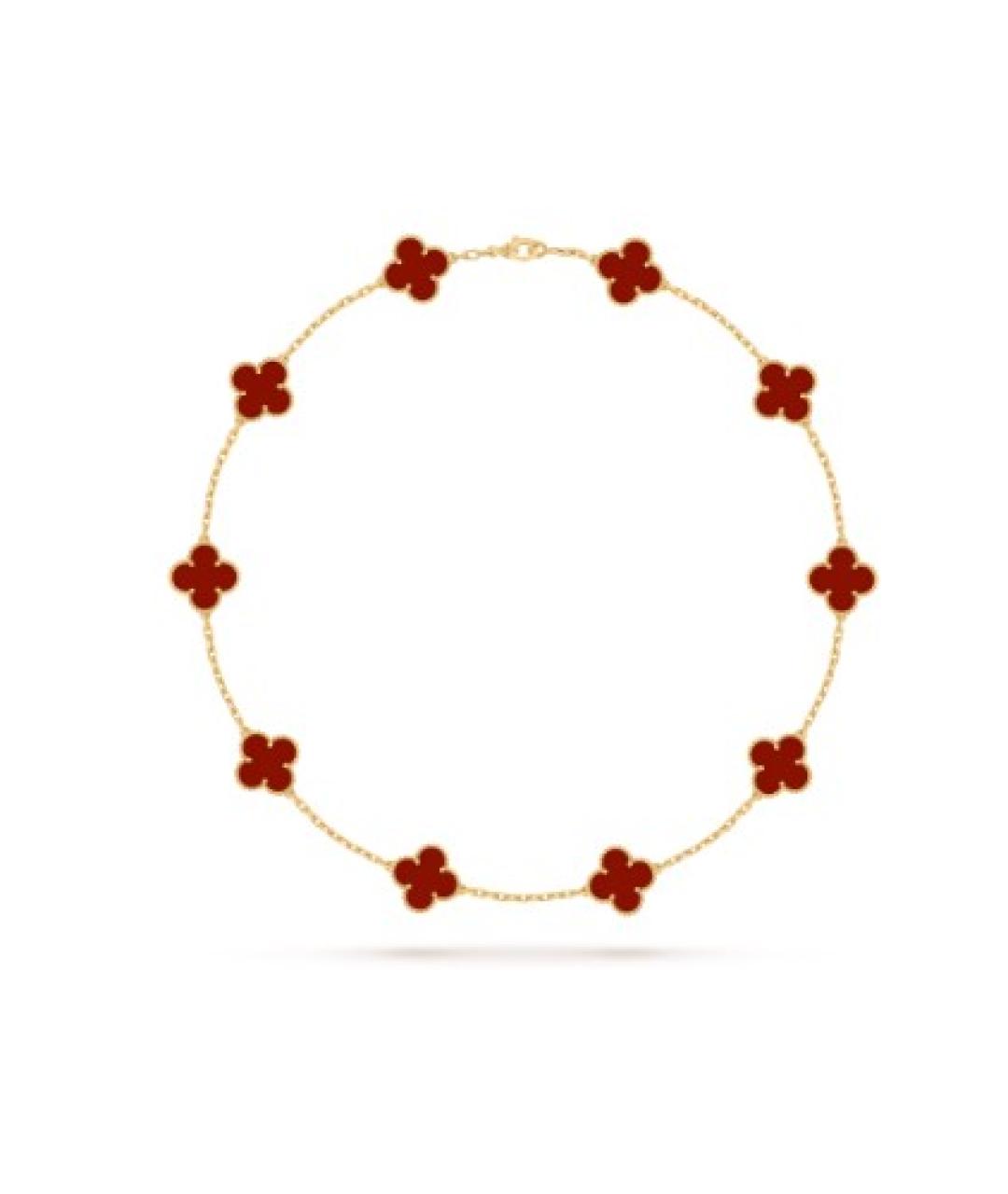 VAN CLEEF & ARPELS Красное колье из желтого золота, фото 3