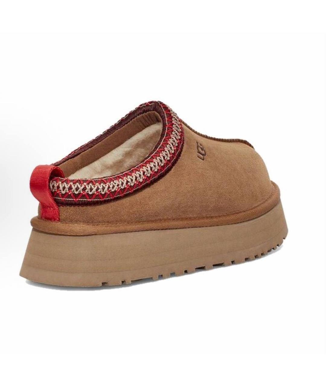 UGG AUSTRALIA Коричневые замшевые сабо, фото 4