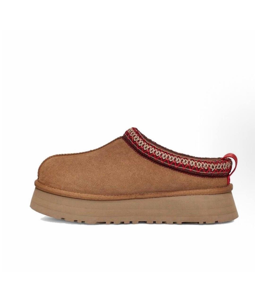 UGG AUSTRALIA Коричневые замшевые сабо, фото 2