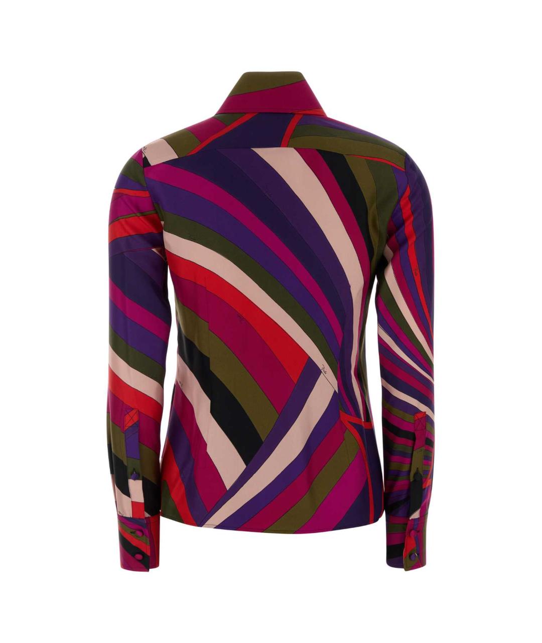 EMILIO PUCCI Мульти шелковая рубашка, фото 2