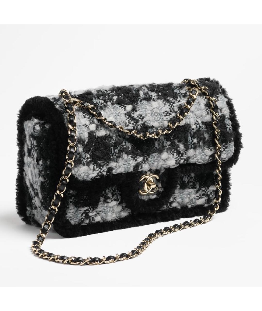 CHANEL Мульти шерстяная сумка через плечо, фото 2