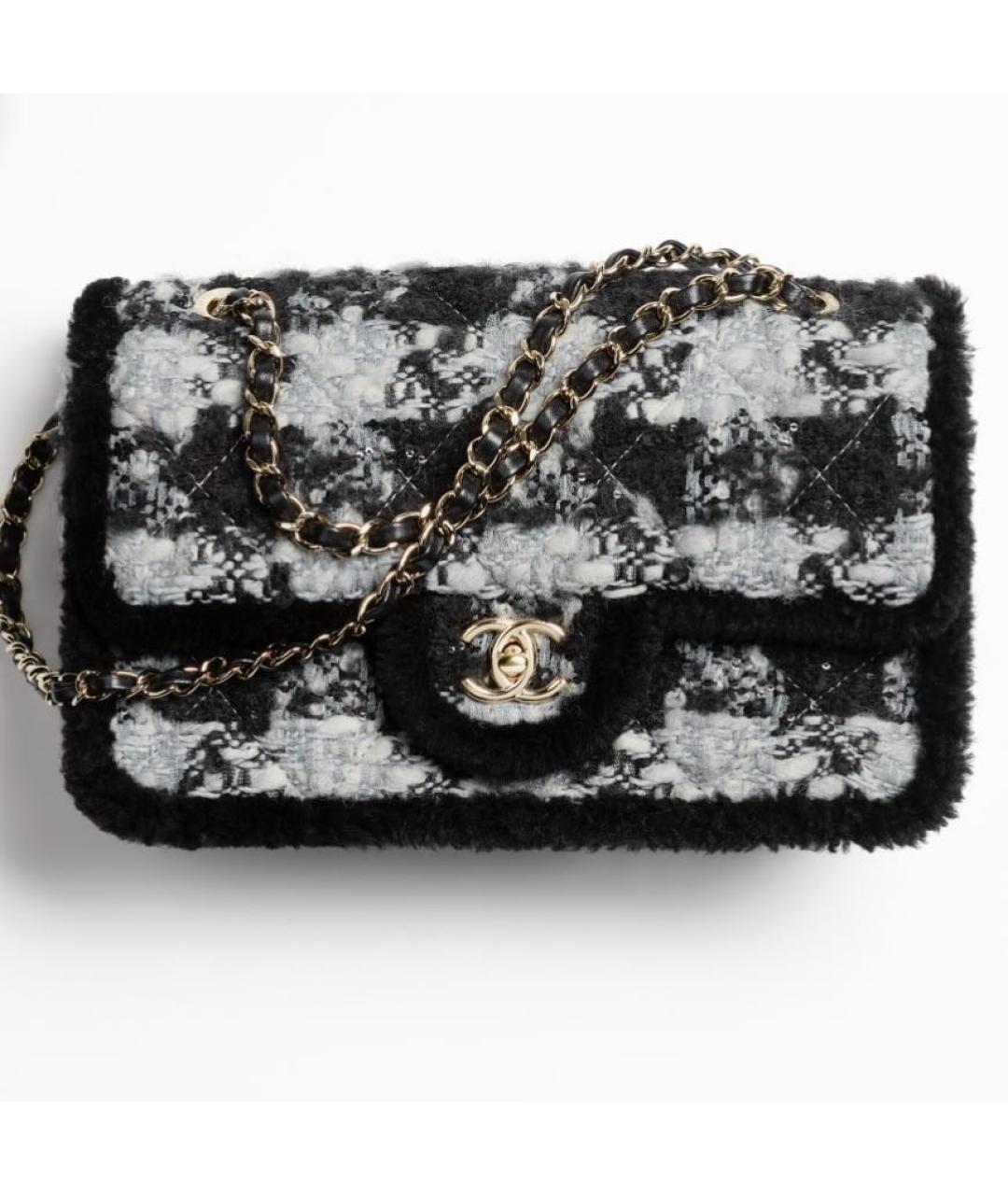 CHANEL Мульти шерстяная сумка через плечо, фото 3