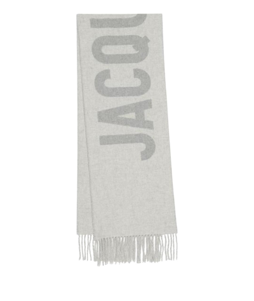 JACQUEMUS Серый шерстяной шарф, фото 1