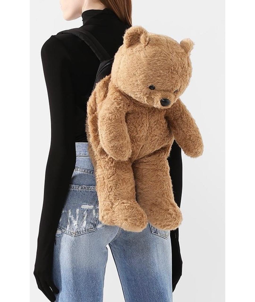 VETEMENTS Бежевый шерстяной рюкзак, фото 2