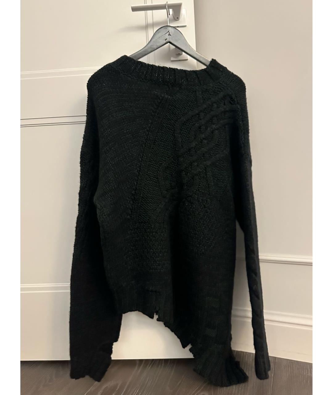 MM6 MAISON MARGIELA Хаки шерстяной джемпер / свитер, фото 2
