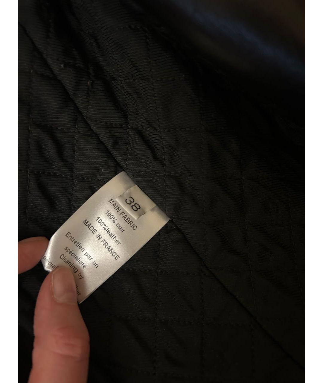 BALMAIN Черная кожаная куртка, фото 7